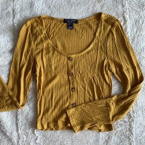 Orange Long Sleeve Tee